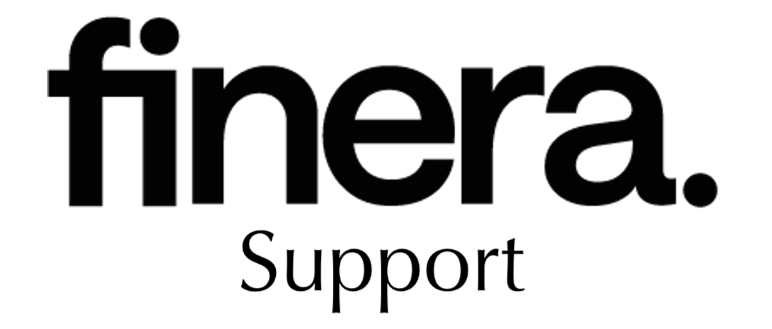Finera Support Help Centre home page